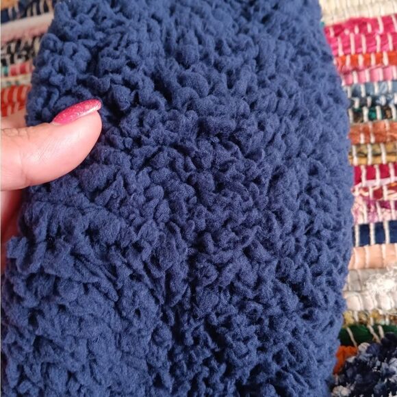 NWOT JAN & BLEECKER Multi-Colored Blue Confetti Sock Slippers S/M - Picture 2 of 6